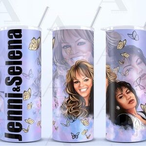 Jenni & Selena Tumbler with Straw